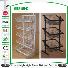 Promotional Wire Mesh Stacking Display Rack
